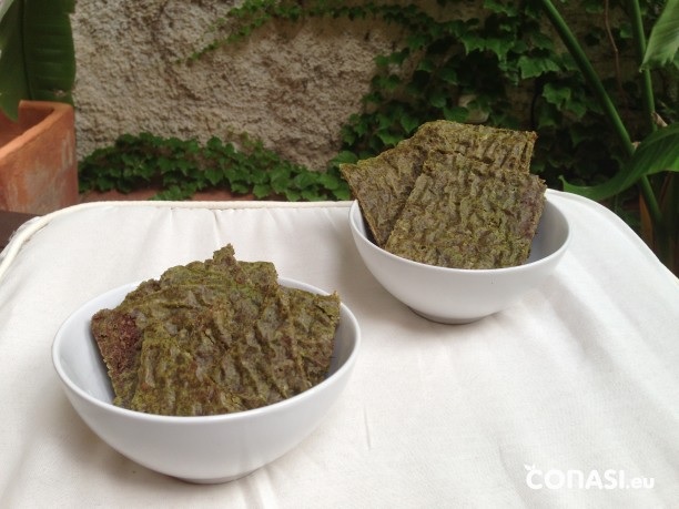 ‘Recetas Caseras y Ecológicas’: Crackers de calabacín y semillas