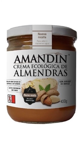 Crema de almendras ecológica