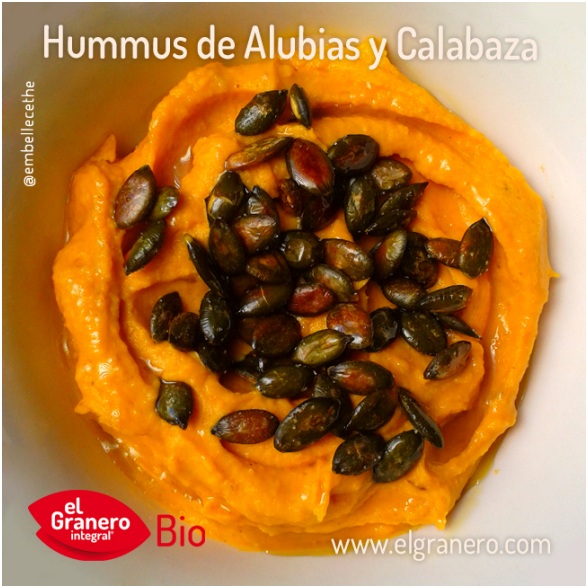 ‘Recetas Ecológicas’:Hummus de Alubias y Calabaza