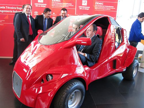 La Universidad de La Rioja desarrolla el prototipo de un eléctrico