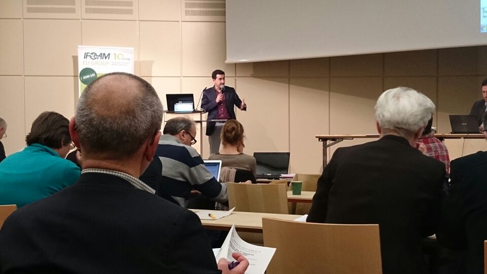 Ecovalia en la feria mundial de la agricultura ecológica.