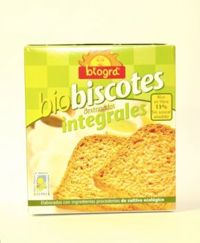 Biscotes integrales S/azúcar 270 g.