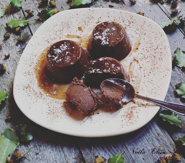 ‘Recetas Ecológicas’: Flan de chocolate vegano