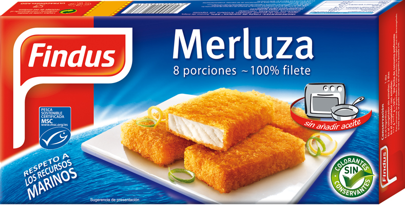 FINDUS se convierte en la primera marca del sector del congelado español en ofrecer merluza con la ecoetiqueta MSC