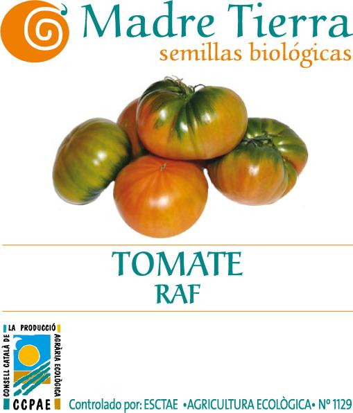 Semillas ecológicas tomate raf madre tierra