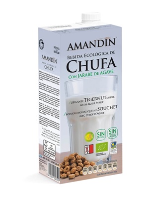 Has probado la bebida de chufa ecológica con jarabe de agave de Amandín