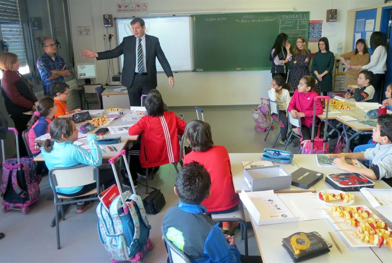 La Rioja quiere reforzar la presencia de frutas y hortalizas en la dieta de los escolares