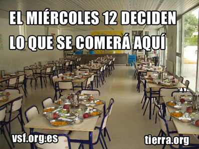 El miércoles decidirán lo que se va a comer en colegios y hospitales