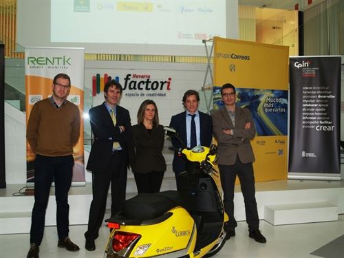 Navarra probará motos eléctricas para repartir correo