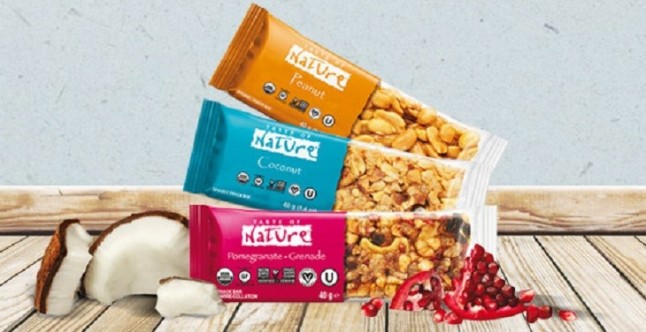 Snack de frutos secos y rojos