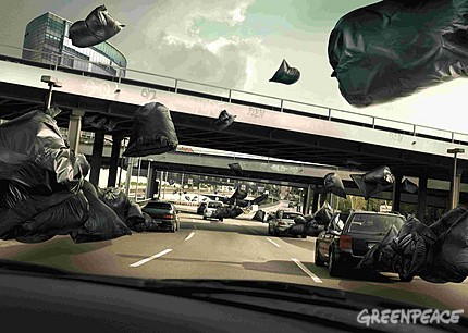 Greenpeace pide medidas ambiciosas para reducir el consumo de las furgonetas