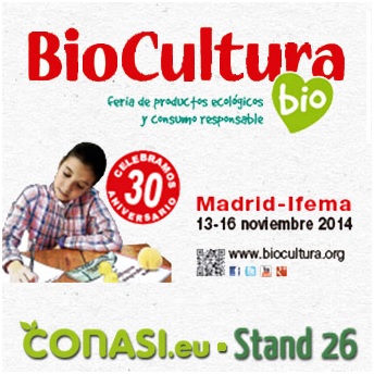 ‘Conasi’ lo da todo en Biocultura Madrid 2014: ofertas