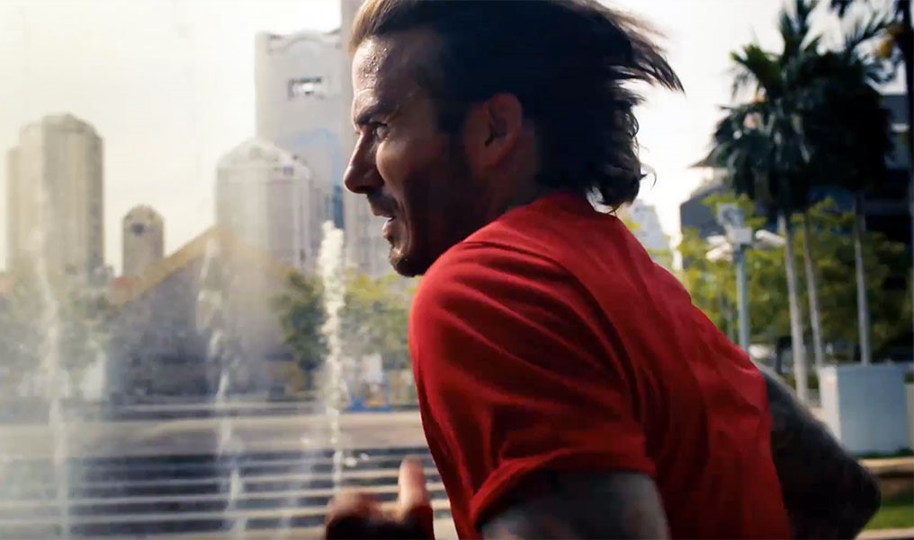 David Beckham y la vida saludable