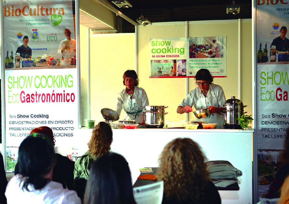 SHOWCOOKING en BioCultura BCN 2015