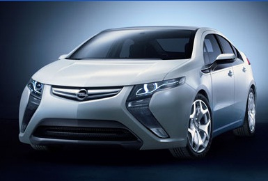 Coche eléctrico. Opel Ampera en Zaragoza