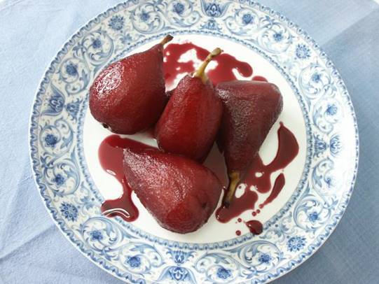 Recetas Ecológicas: Peras al vino