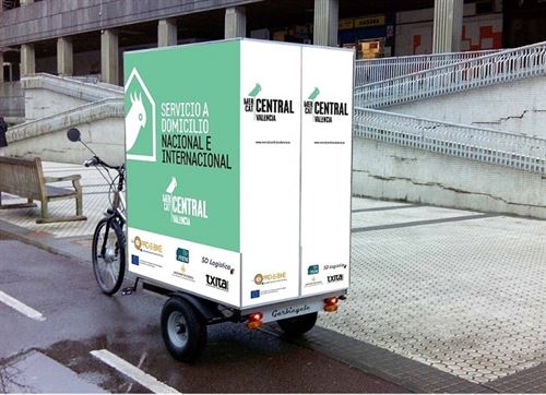 El Mercado Central de Valencia crea un servicio de reparto a domicilio con bicicleta eléctrica