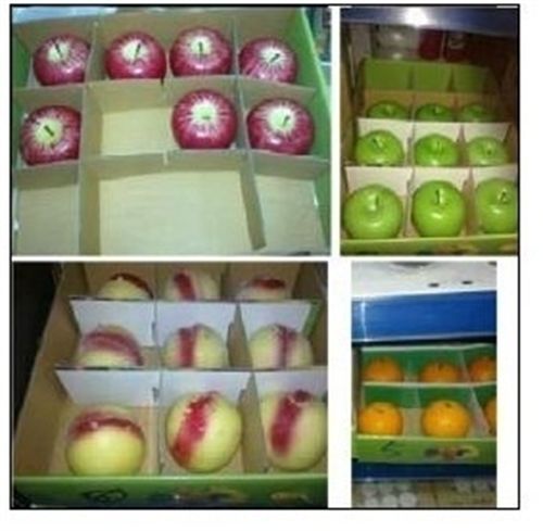 Retiran del mercado velas con forma de frutas por riesgo de asfixia y confusión con alimento