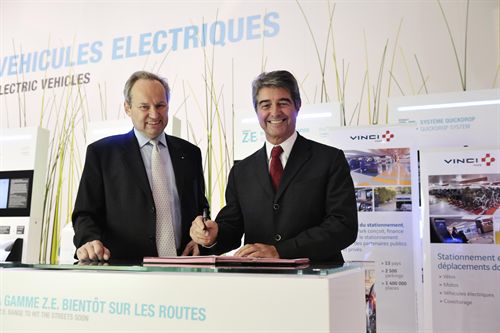 Renault se asocia con Vinci Park para instalar puntos de recarga