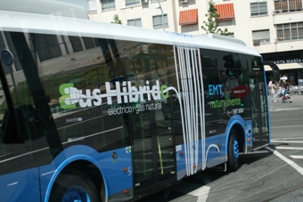 Comunidad de Madrid tiene 18 autobuses híbridos