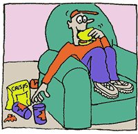 Los adolescentes menos activos consumen más refrescos y poca fruta