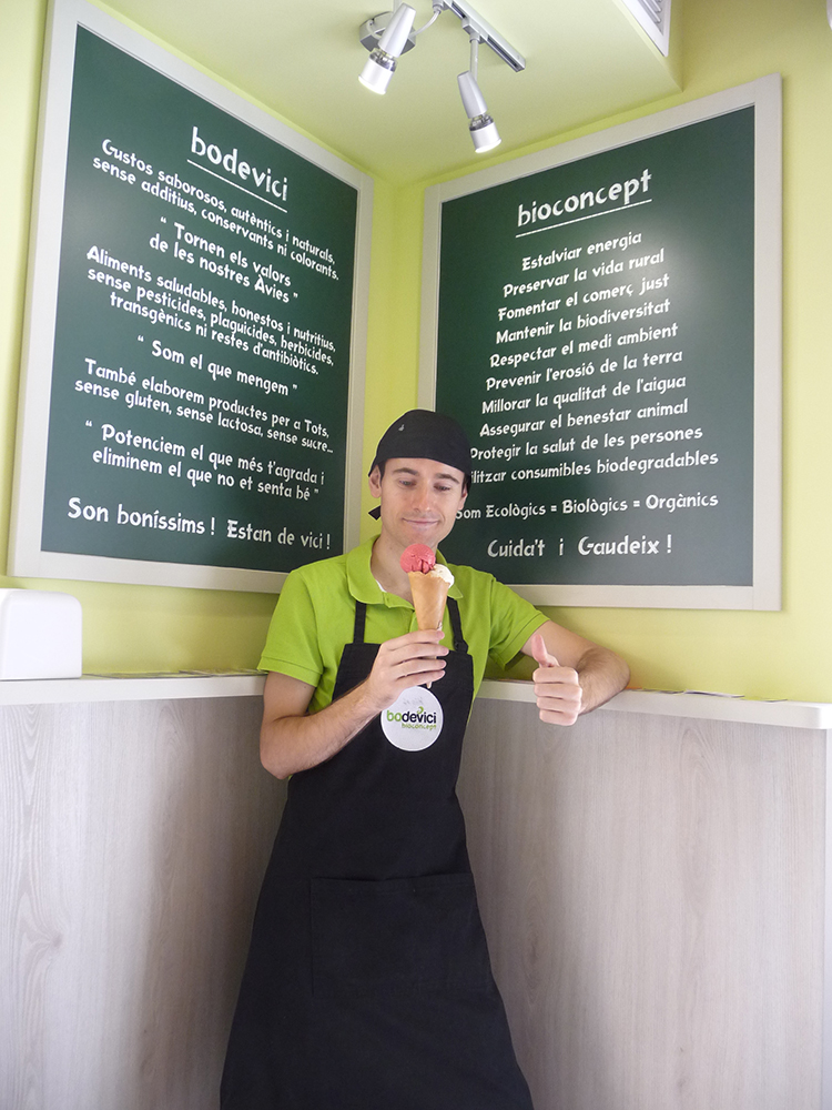 Refréscate con horchata y helados ecológicos de Barcelona