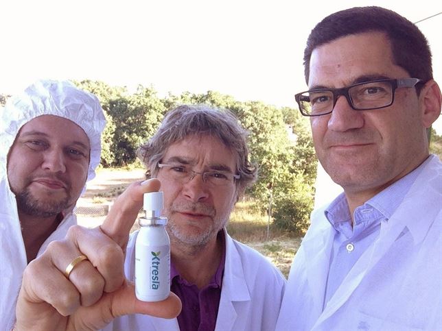 Espray anti-estrés basado en productos naturales