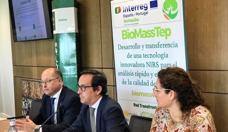 Tecnología verde desarrollada en Andalucía permite determinar de manera inmediata la calidad de la biomasa