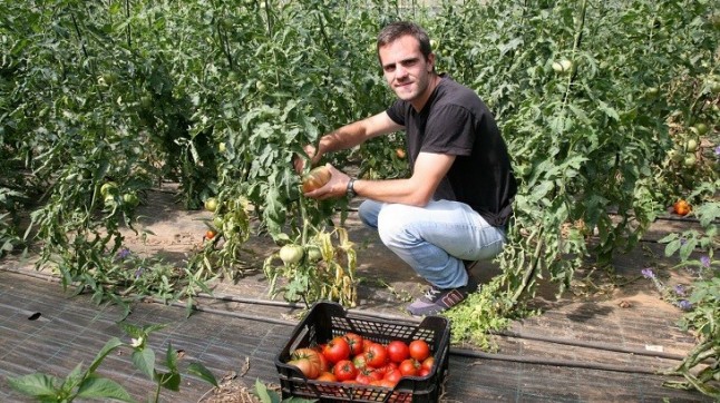 Jóvenes agricultores ecológicos gallegos