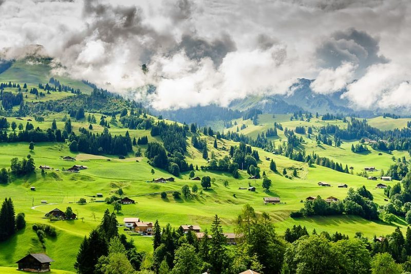 Países verdes y sostenibles medio ambiente
