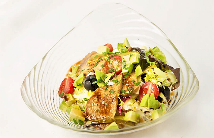 Seitán con verduras