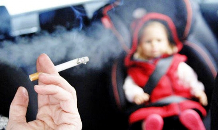 No fumes cerca de los niños