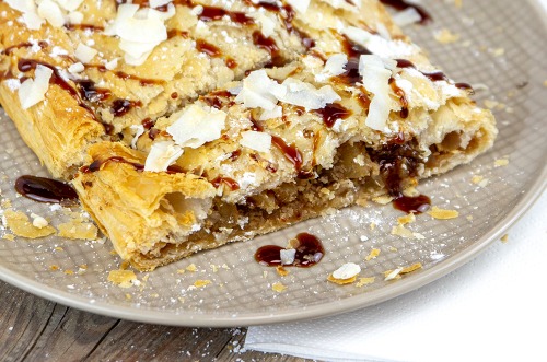 Pastel de manzana Vegano