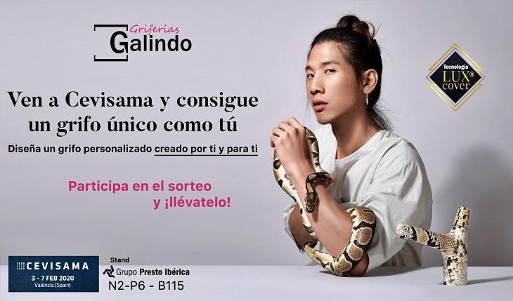 Customiza un grifo online y si ganas te lo regala ‘Griferías Galindo’