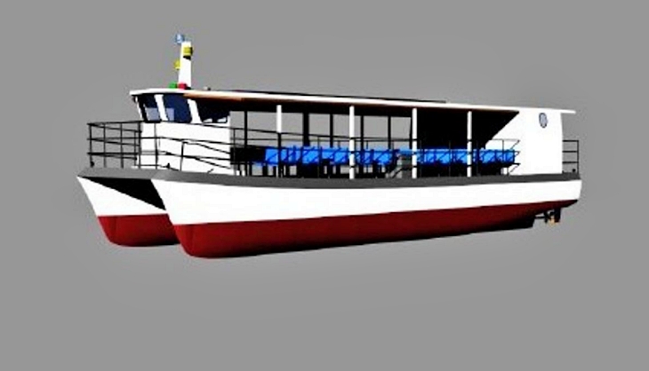 Construyendo un barco solar que paseará viajeros río arriba en el Bembézar adentrándose en la sierra