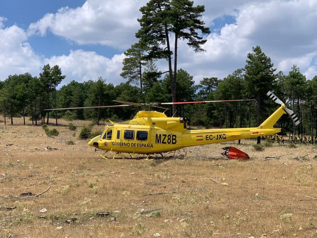 España coordina un ejercicio internacional de extinción de incendios forestales