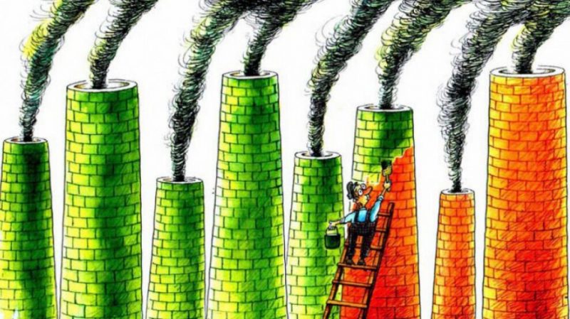 El greenwashing acelera la catástrofe climática