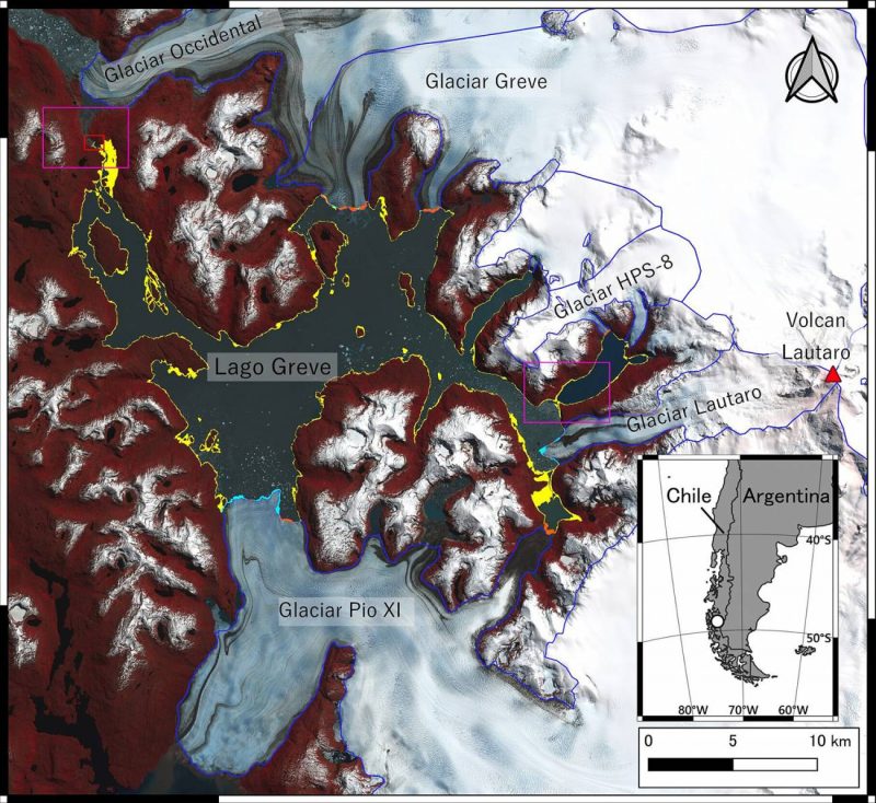 Ya es historia el lago proglacial en la Patagonia chilena