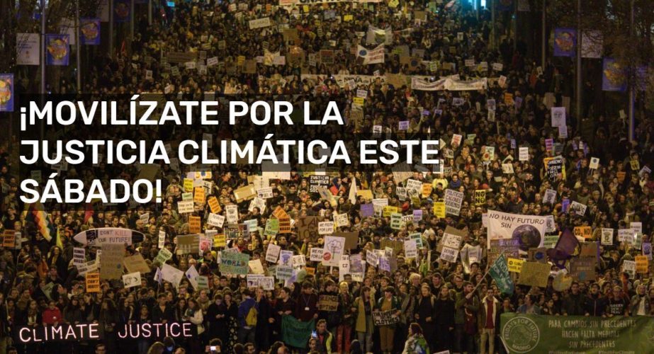 ¡Este sábado movilízate por justicia climática!