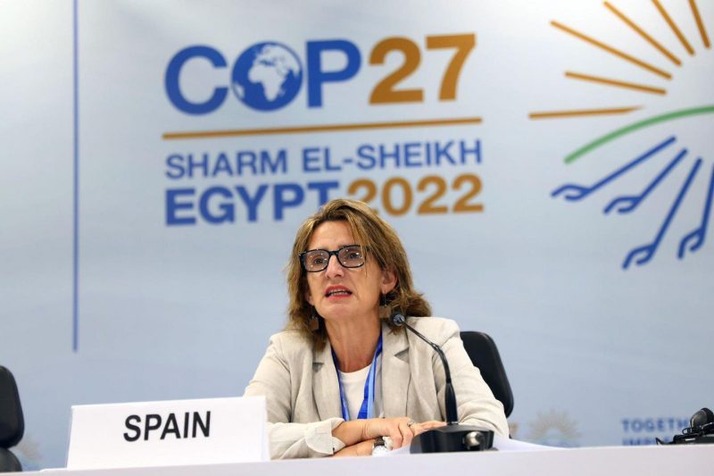 La ministra Ribera, facilitadora en la COP27