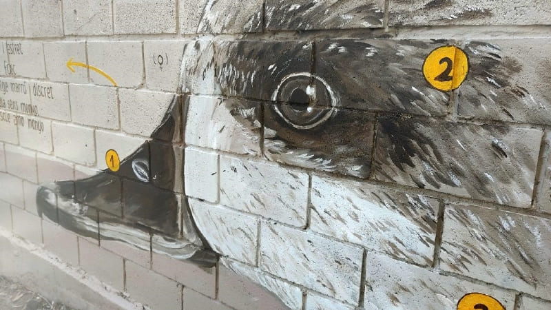 Mural 8: contra los disparos ilegales