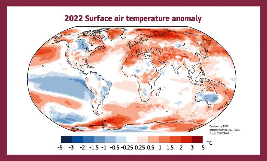 Récords climáticos en 2022 ecoticias.com