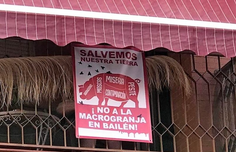 No a la macrogranja de Bailen