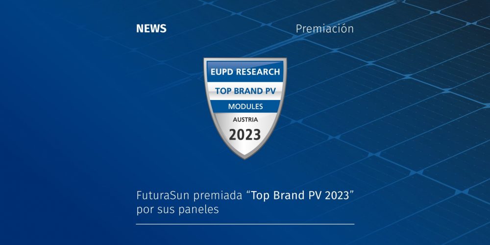 FuturaSun premiada “Top Brand PV 2023” por sus paneles