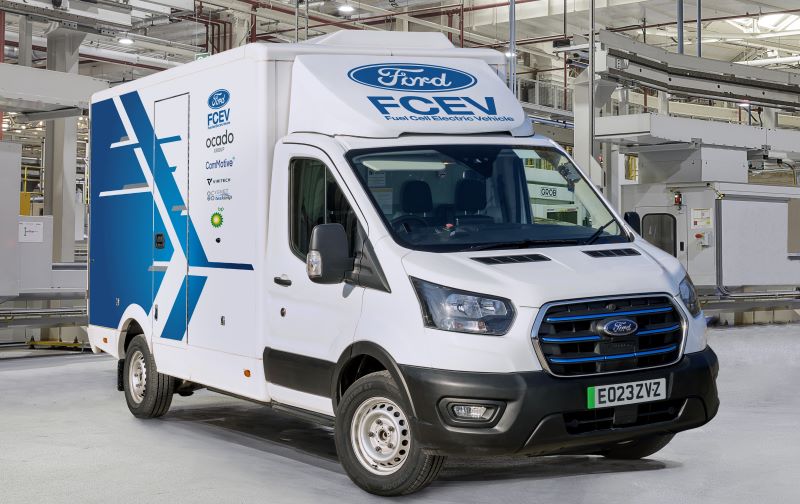 FORD prueba la pila de hidrógeno en una Ford E-Transit