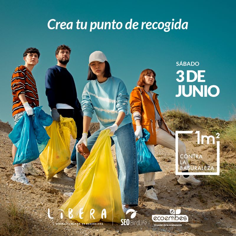 El Proyecto LIBERA retirará basuraleza en 949 puntos