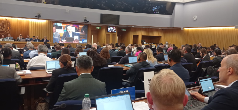 Mitma con la descarbonización del transporte marítimo en 2050