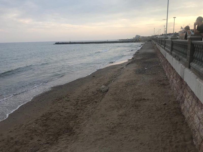 ¿Qué significa que la costa está erosionada?