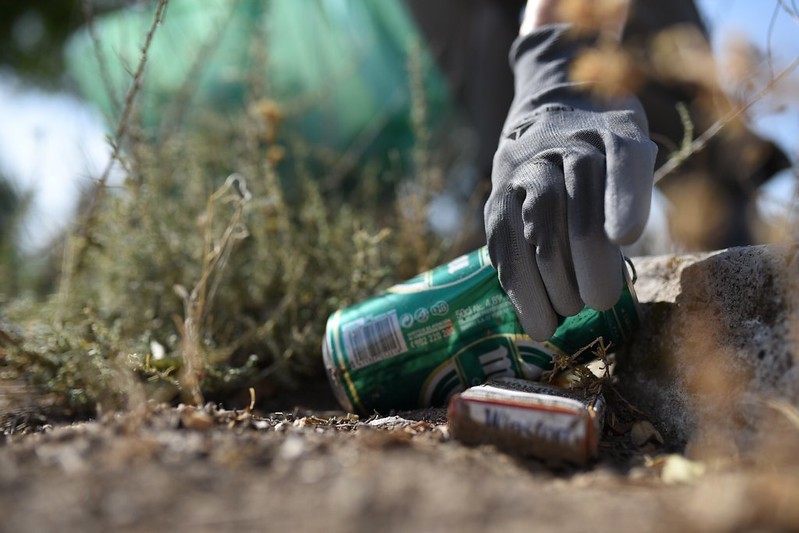 La basuraleza agrava el riesgo de incendios forestales en verano