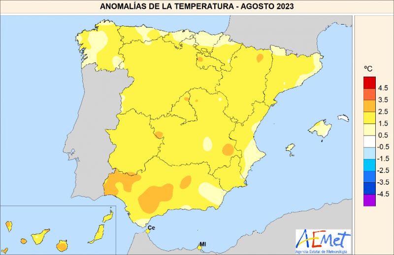 Agosto de 2023 bate todos los récords de temperatura